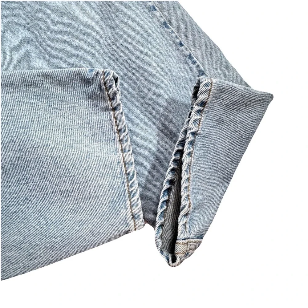 Levi's 550 40x30 (36x30) Vintage Made in‎ USA Light Faded Blue Denim Worn